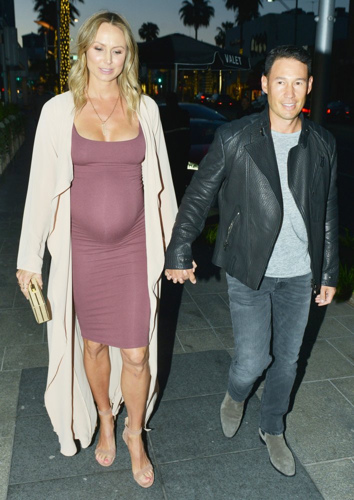 Stacy Keibler Looking Very Pregnant While Out on A Dinner Date