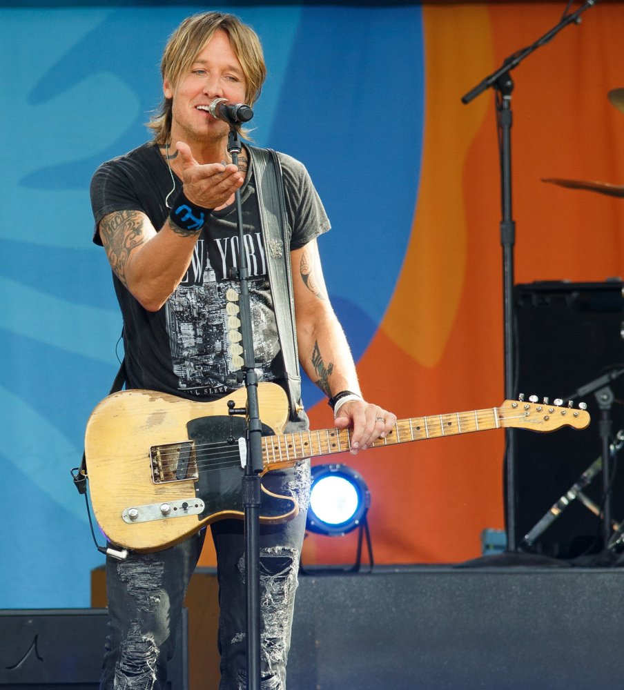 Keith Urban Performs on ABC's Good Morning America Summer Concert Series