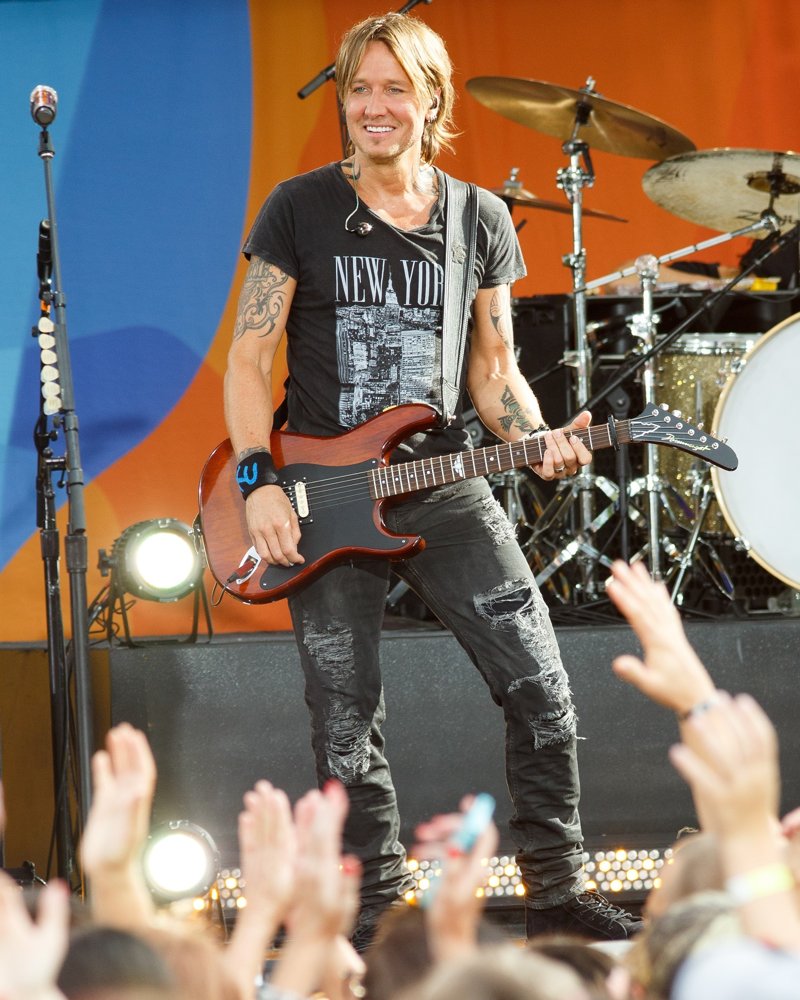 Keith Urban Performs on ABC's Good Morning America Summer Concert Series