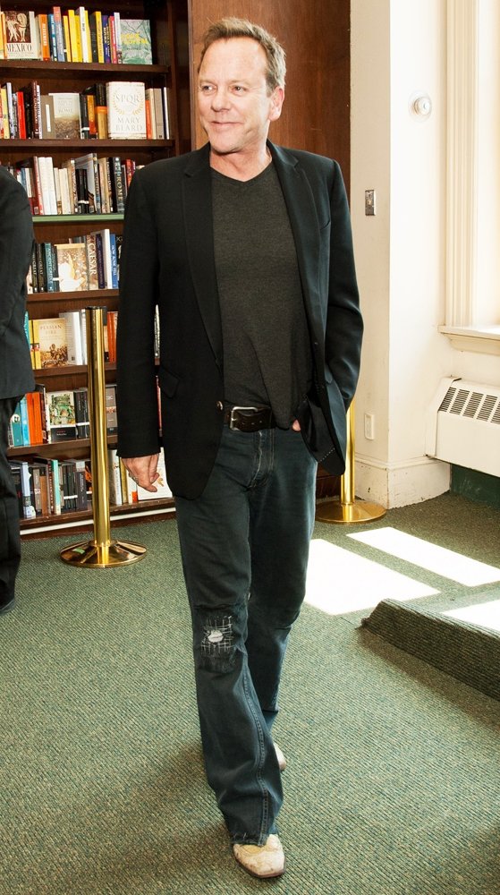 Kiefer Sutherland Promotes Down in A Hole Music CD