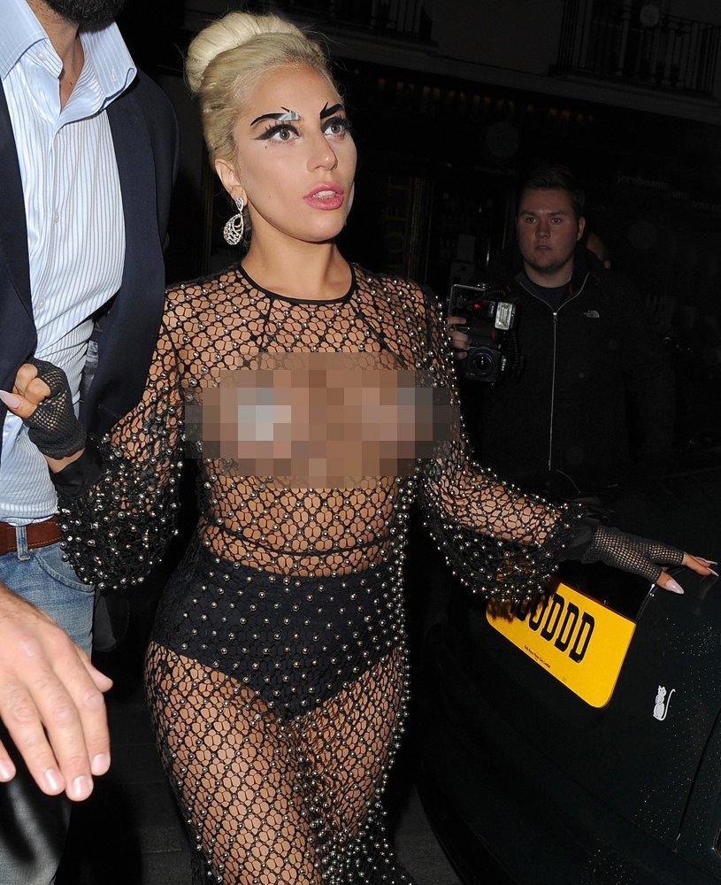 Lady GaGa Leaves The Royal Albert Hall