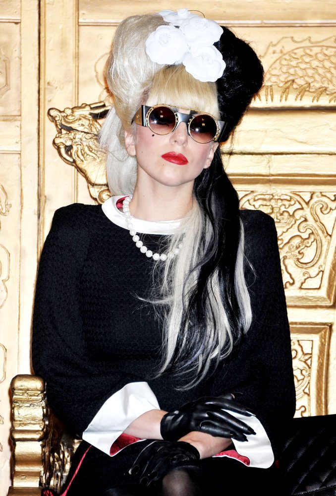 Lady GaGa Attends A Photocall During Her First Promotional Tour of Taiwan