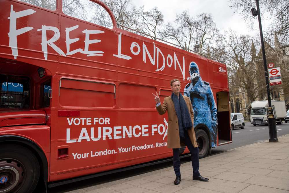 Laurence Fox Launches Mayoral Election Manifesto