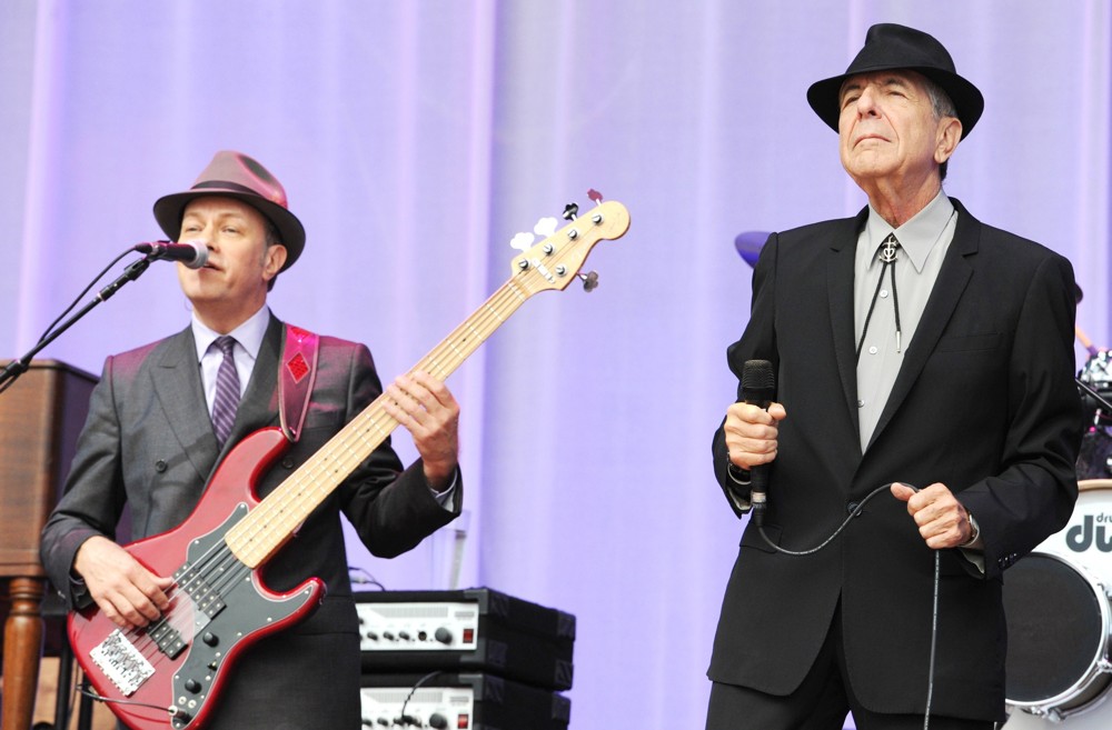 Leonard Cohen Performs for A Live Audience
