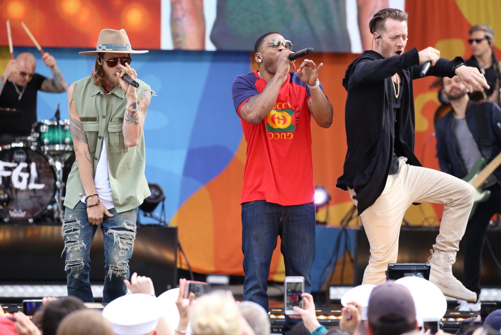 Florida Georgia Line and Nelly Perform on ABC's Good Morning America 2017 Summer Concert Series