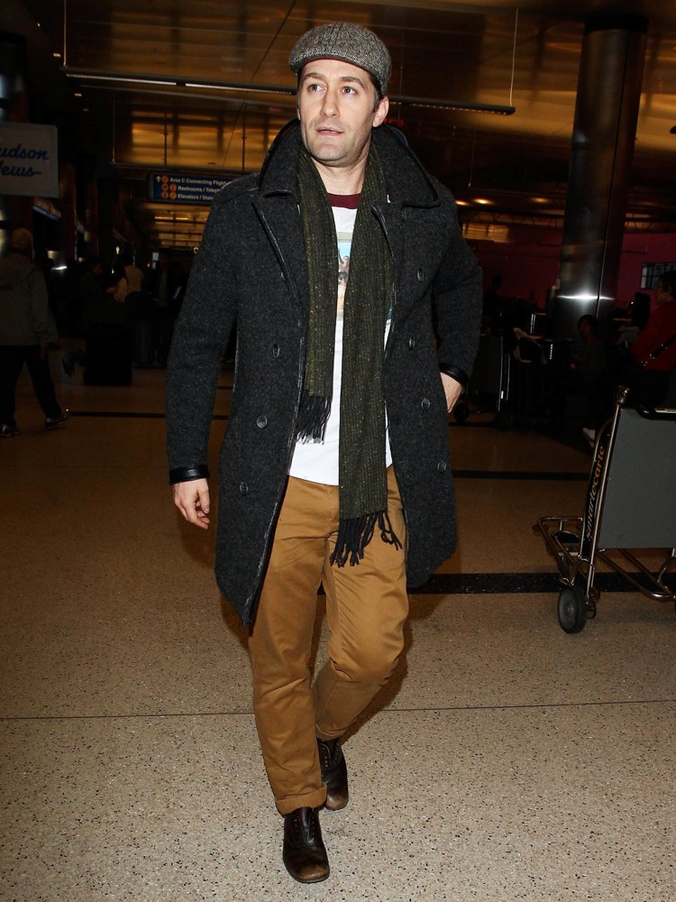Matthew Morrison Arrives at Los Angeles International Airport
