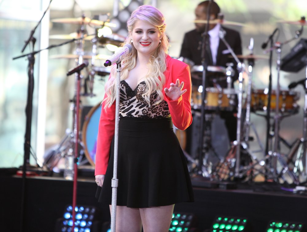 Meghan Trainor Performing Live During The Today Show's Toyota Concert Series
