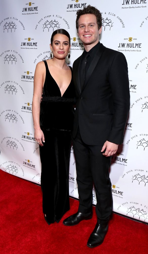 Lea Michele, Jonathan Groff<br>2019 New York Stage and Film Winter Gala - Arrivals