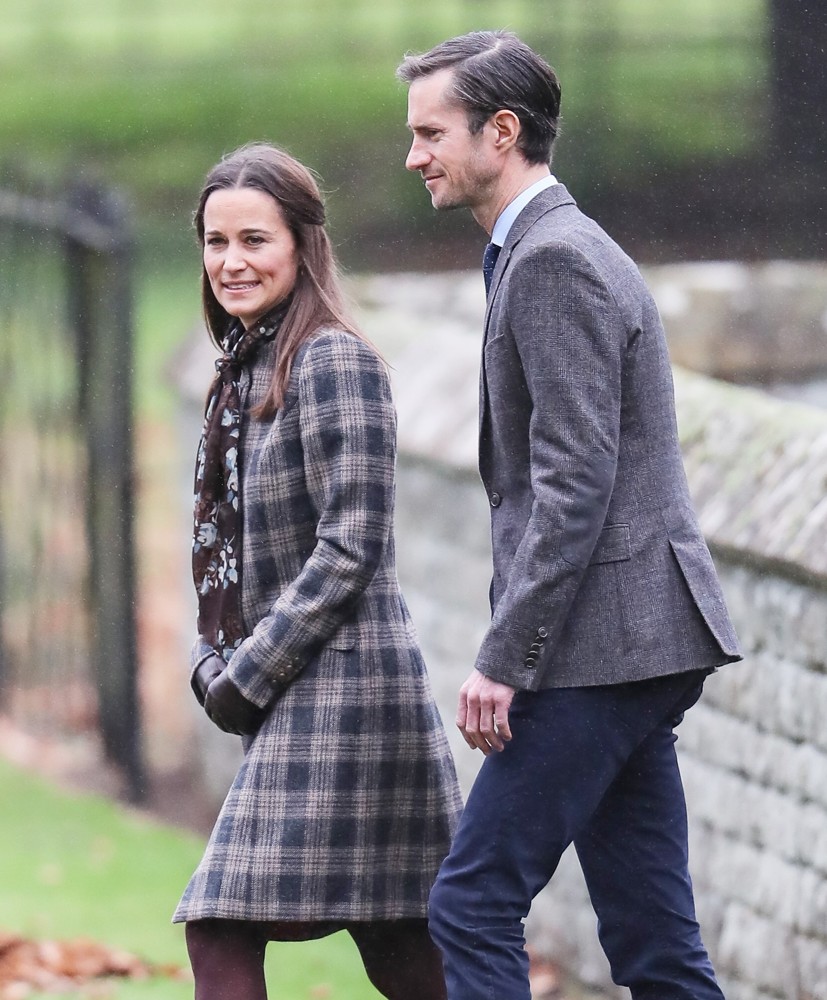 Pippa Middleton and James Matthews Arrive at St. Marks Englefield