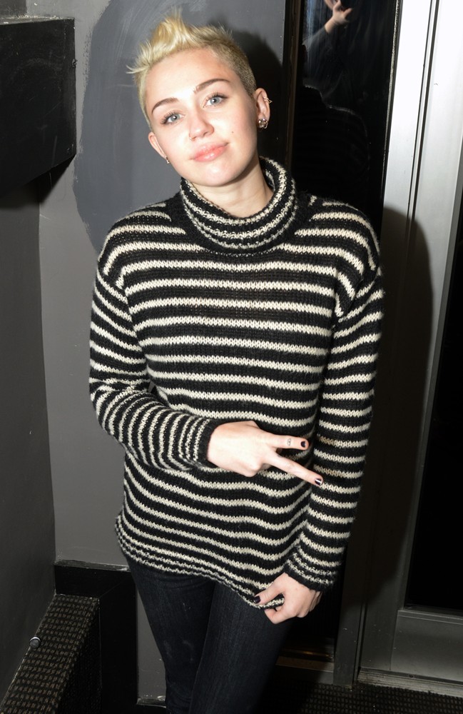 Miley Cyrus at The Sigma Sound Studios