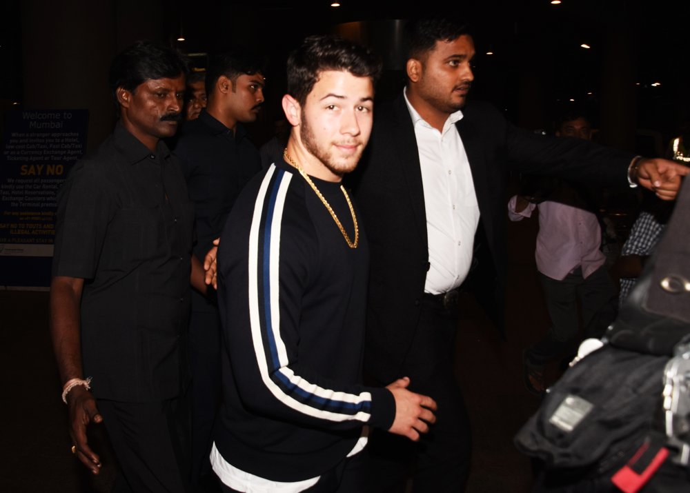 Nick Jonas Arrives at The Mumbai Airport