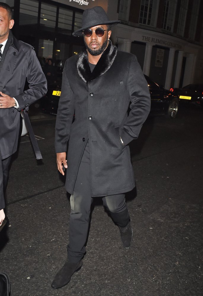 P. Diddy Seen Out and About in London