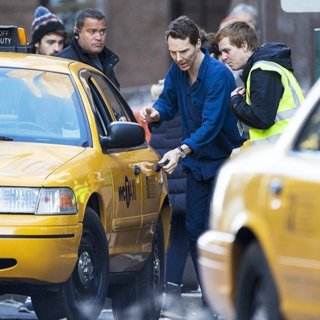Benedict Cumberbatch Filming Melrose