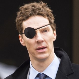Benedict Cumberbatch Wearing An Eye Patch While Filming Melrose