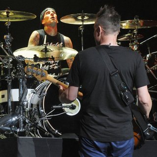 Blink-182 Performing Live on Stage