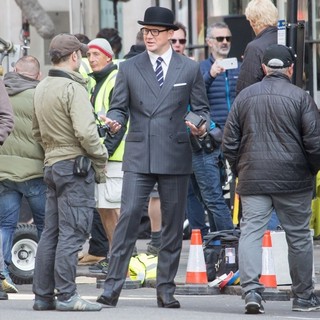 Channing Tatum Films Scenes for Kingsman: The Golden Circle