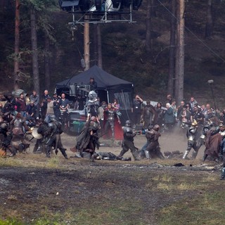 Filming Scenes for The Movie Thor: The Dark World