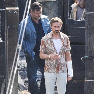On The Set of Movie The Nice Guys Filming