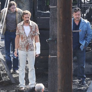 On The Set of Movie The Nice Guys Filming