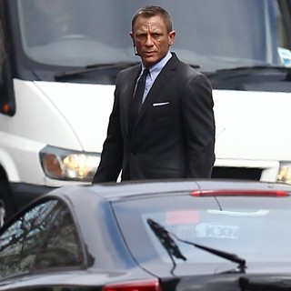 Filming A Scene for The New James Bond Film Skyfall
