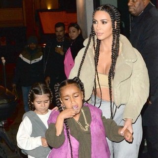 Kim Kardashian Out During PFW