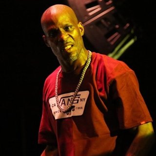 DMX Performing on Stage