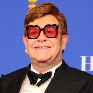 Elton John in 77th Annual Golden Globes - Press Room