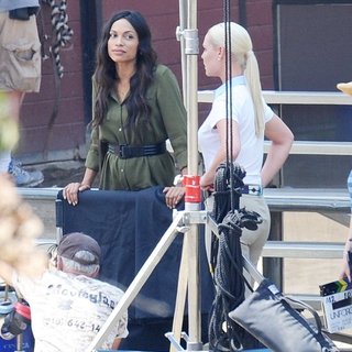 Filming Scenes at A Horse Ranch for Movie Unforgettable