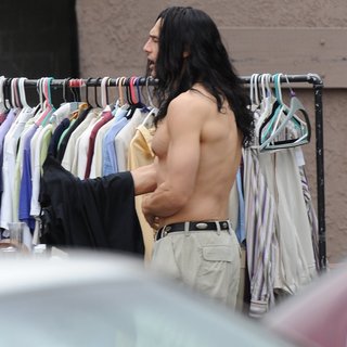 James Franco in Filming A Scene for The Disaster Artist