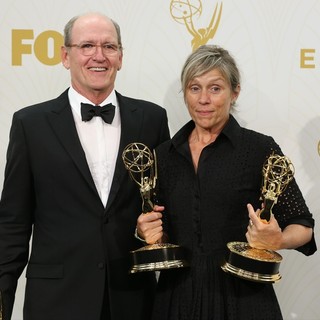 Richard Jenkins, Frances McDormand in 67th Primetime Emmy Awards - Press Room