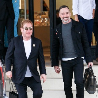 Elton John and David Furnish on A Christmas Shopping Spree