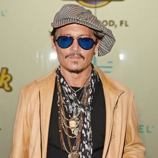 Johnny Depp in Grand Opening of The Guitar Hotel