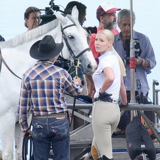 Filming Scenes at A Horse Ranch for Movie Unforgettable