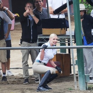 Filming Scenes at A Horse Ranch for Movie Unforgettable