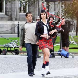 A Dance Scene Is Filmed on The Set of Ek Tha Tiger