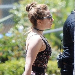 Lady GaGa on The Set of A Star Is Born
