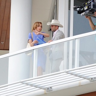 On The Film Set of Parker Shooting on Location in Florida