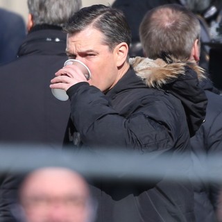On The Set of Movie The Monuments Men