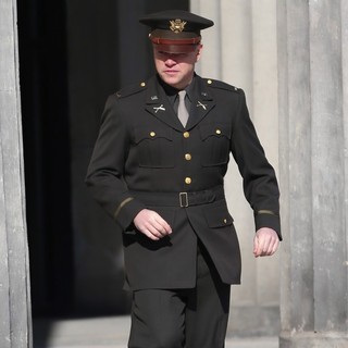 On The Set of Movie The Monuments Men