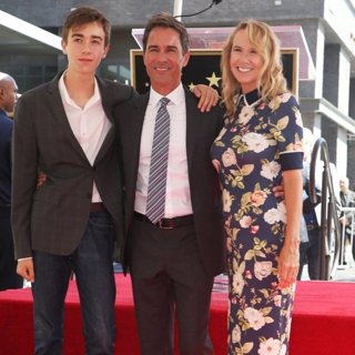 Finnigan Holden McCormack, Eric McCormack, Janet Holden in Eric McCormack Honoured with A Star on The Hollywood Walk of Fame