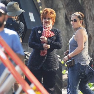 Filming on The Set of The Boss