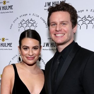 Lea Michele, Jonathan Groff in 2019 New York Stage and Film Winter Gala - Arrivals