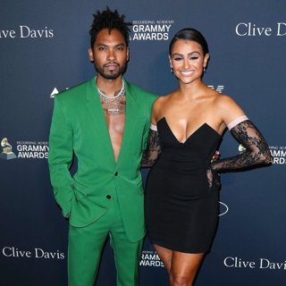Miguel, Nazanin Mandi in The Recording Academy and Clive Davis' 2020 Pre-GRAMMY Gala
