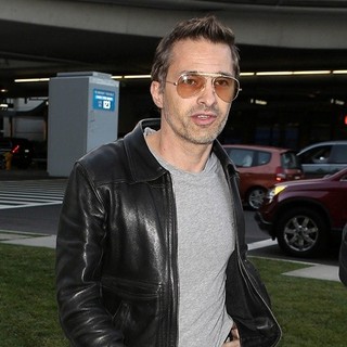 Olivier Martinez Arriving at Los Angeles International Airport
