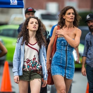 Katie Holmes and Stefania Owen Filming All We Had