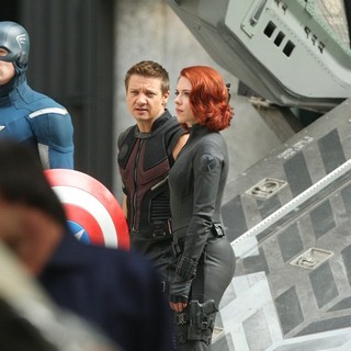 On The Film Set of The Avengers