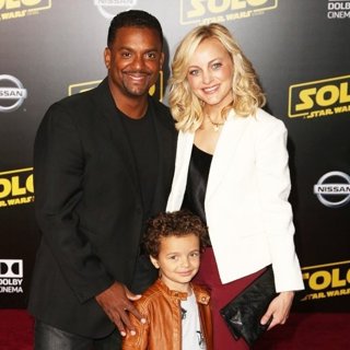 Alfonso Ribeiro, Lincoln Ribeiro Jr., Angela Unkrich in Premiere of Disney Pictures and Lucasfilm's Solo: A Star Wars Story - Arrivals