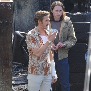 On The Set of Movie The Nice Guys Filming