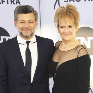 Andy Serkis, Lorraine Ashbourne in 25th Annual Screen Actors Guild Awards - Arrivals