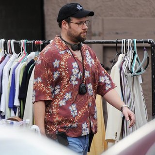 Seth Rogen in Filming A Scene for The Disaster Artist